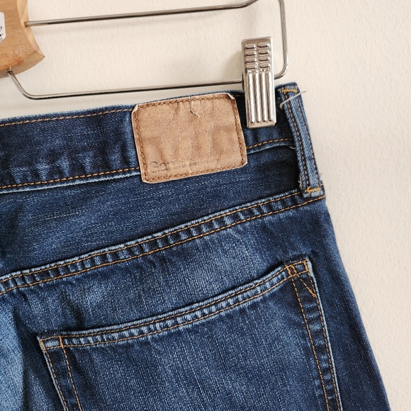 Gap men's 34x30 bootcut denim jeans, dark wash, 100% cotton - Picture 5 of 11